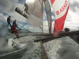 Onboard video from Sailtech - Brisbane 18 Footers